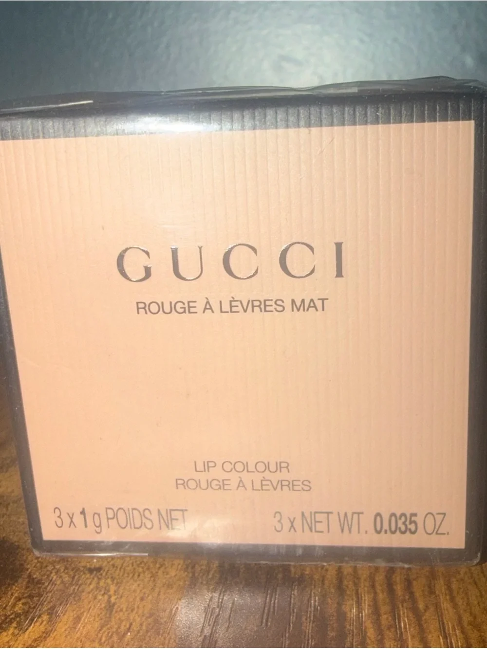 Gucci Lipstick Trio - Matte 0.35 each-NEW Sealed in Box